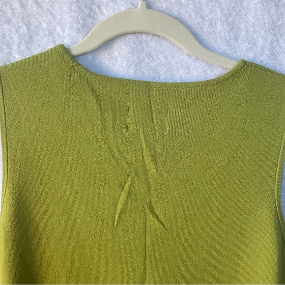 Chico’s Design Apparel Lucie 3 Sleeveless Knit Eden Green; NWT; M/8 - Picture 4 of 11